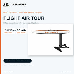 UNPLUGLIFE FLIGHT AIR TOUR Inflatable eFoil